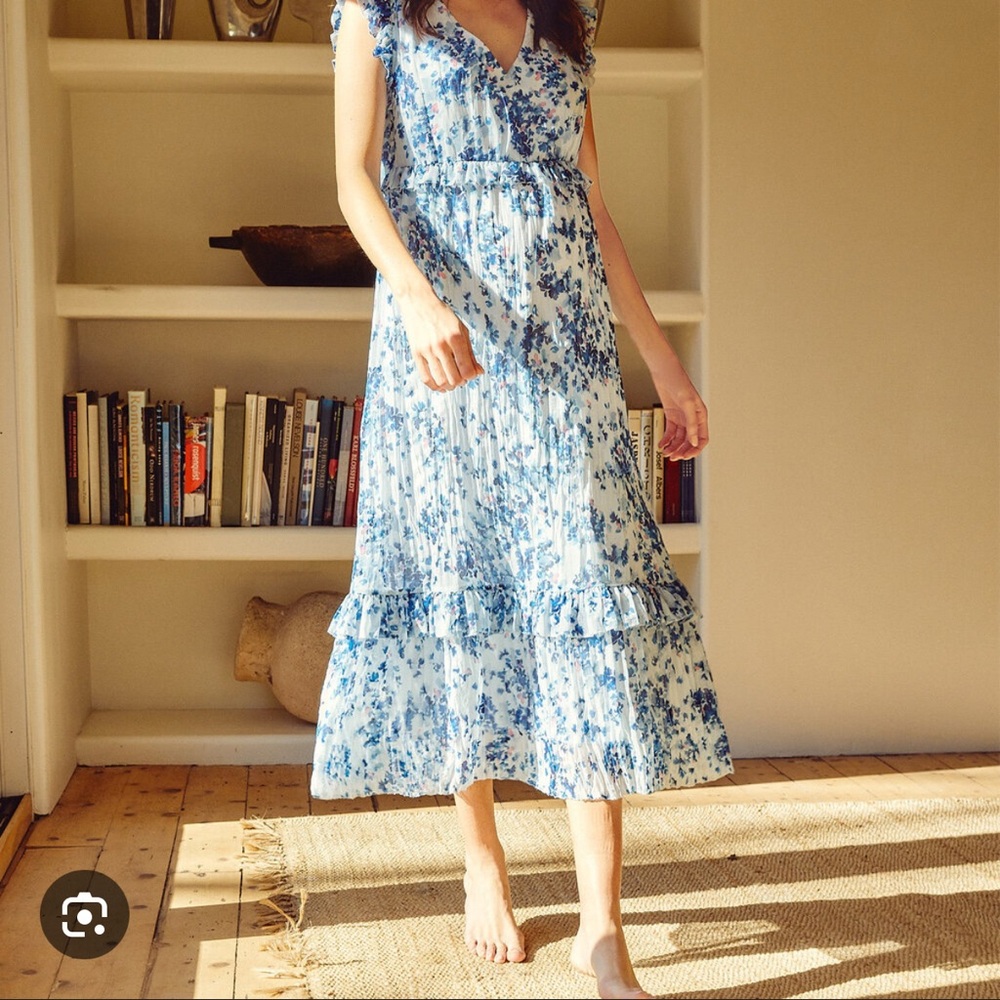 Hatch Floral Chiffon Maternity Dress